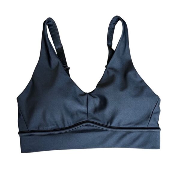 Fabletics On-The-Go Midi Medium Impact Sports Bra black size small - Picture 1 of 10